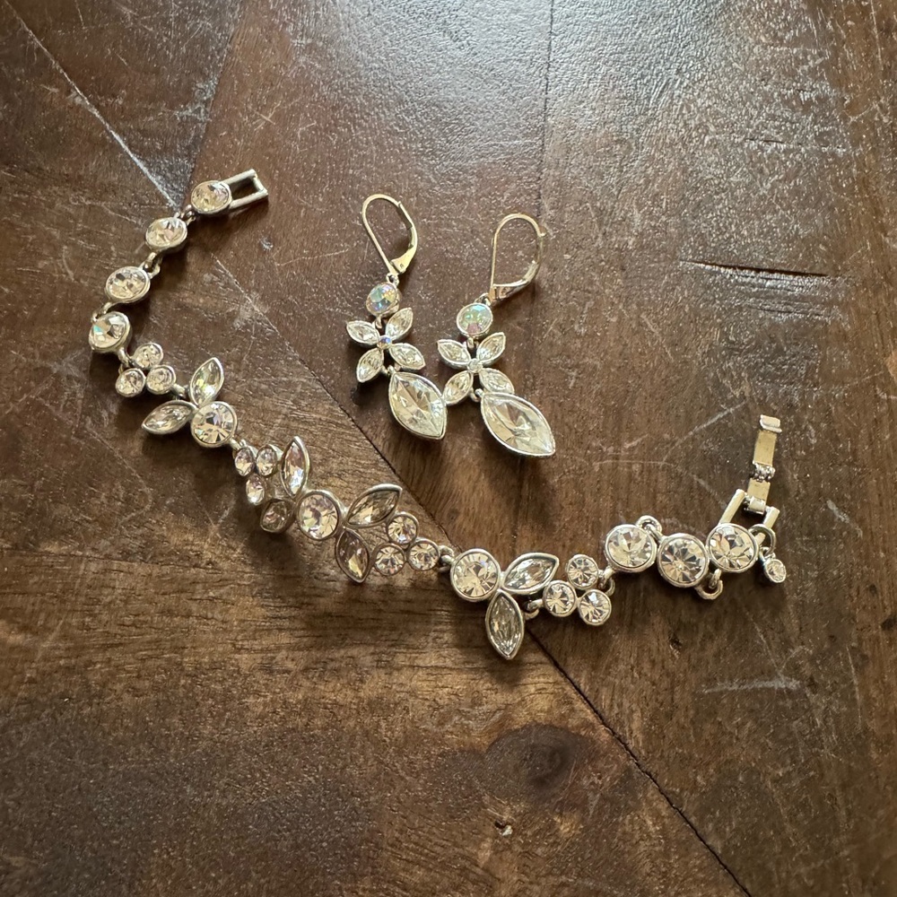 GIVENCHY vintage bracelet and earring set